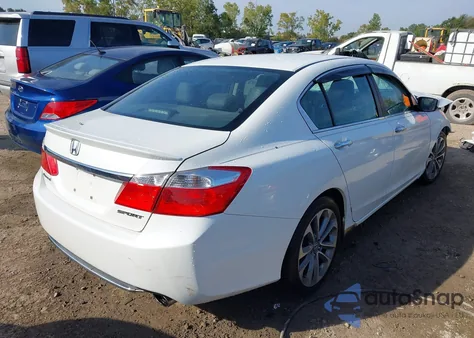 2013 Honda Accord Sport из США, поврежденный, VIN 1HGCR2F52DA094286
